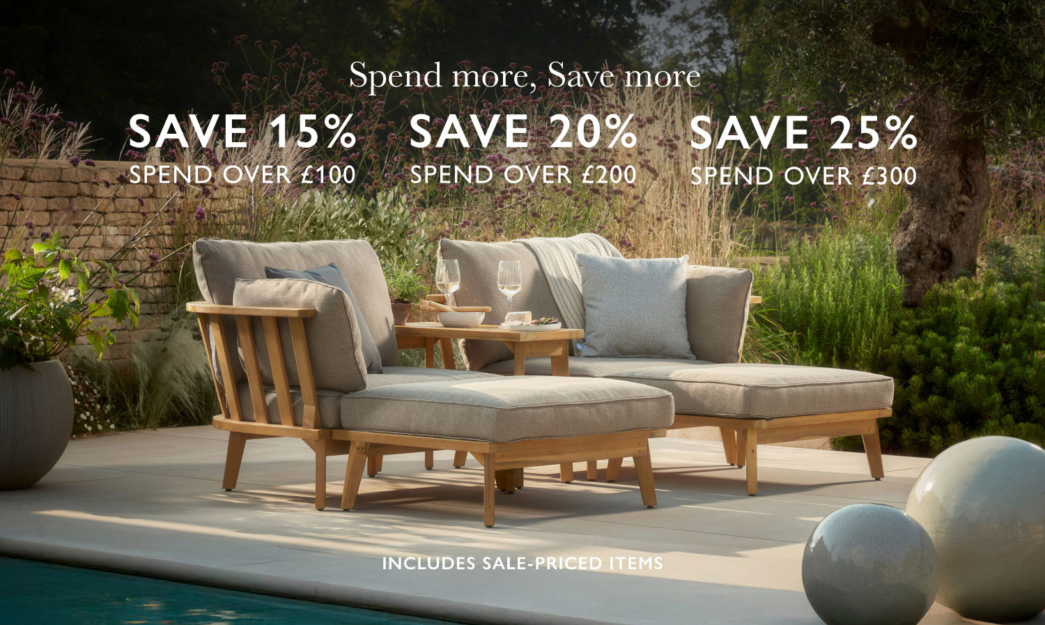Spend more, Save more - shop the event today!