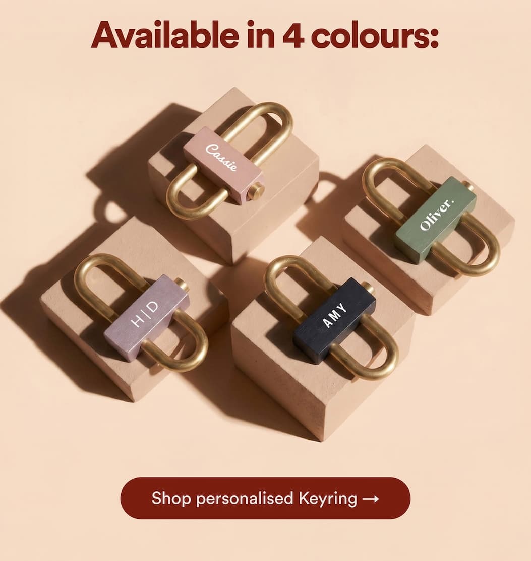 Personalised Keyring