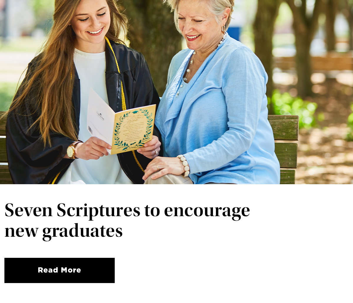 Seven Scriptures to encourage new graduates
Read More