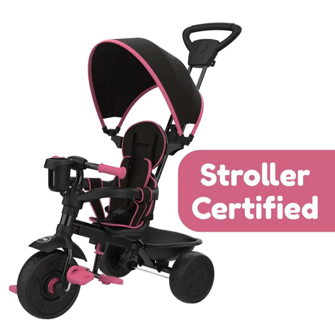 Image of Zoomee 4 in 1 Deluxe Trike - Pink Dusk