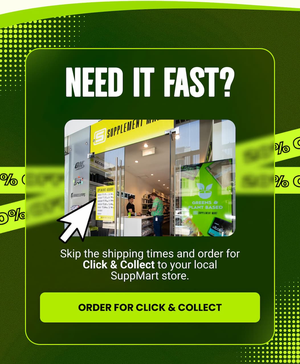 NEED IT FAST?