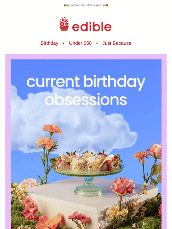Free delivery on birthday bestsellers