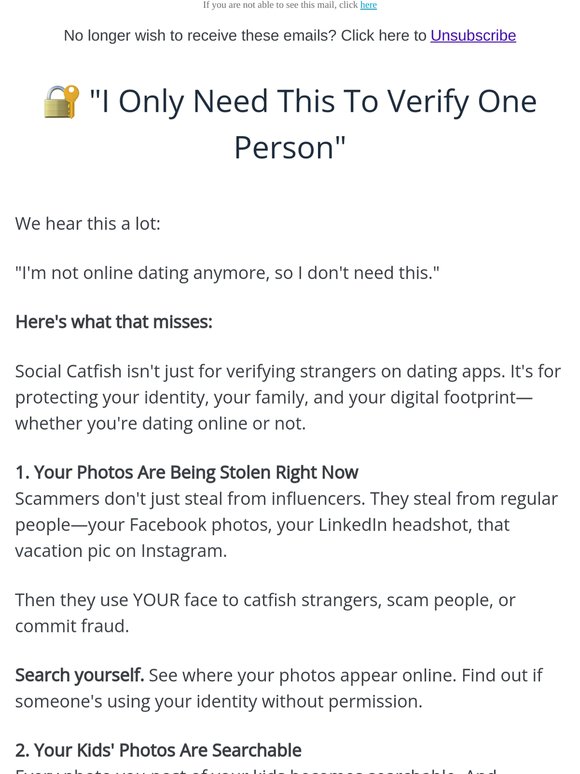 You don't have to be on dating sites to get scammed