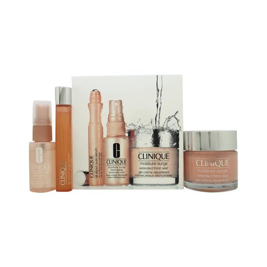 Image of Clinique All About Moisture Gift Set 75ml Moisture Surge Gel-cream + 30ml Moisture Surge Face Spray + 15ml All About Eyes Serum