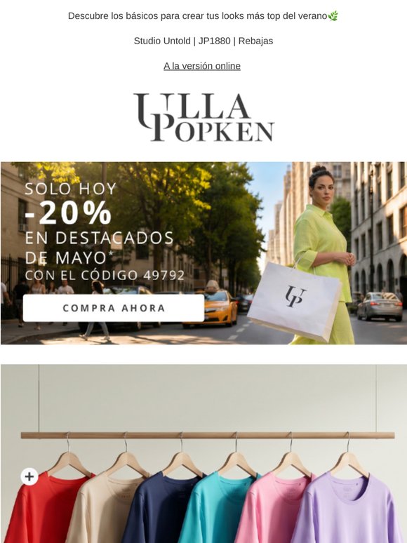 🌟 Lo más destacado de mayo: -20% en modelos de temporada🎉