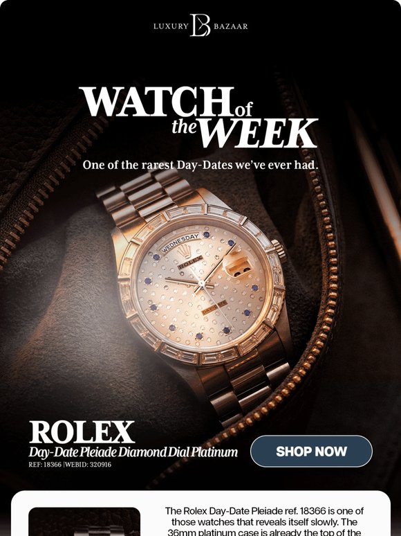 Rolex named this after a star cluster. Once you see it, you can't unsee it.