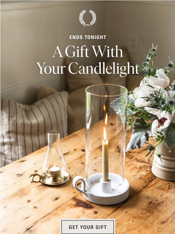 Free Candles, On Us (But Only Until Tonight)