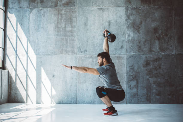 Pulverbeschichtete Kettlebells für vielseitiges Ganzkörpertraining