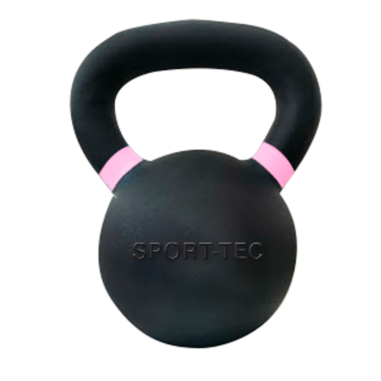 Sport-Tec Kettlebell Powdercoated, 2 kg, schwarz/rosa | Jetzt kaufen