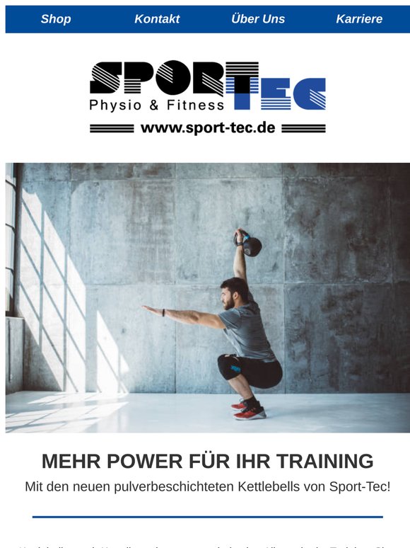 Bestechend in Optik und Funktionalität – die neuen Sport-Tec Kettlebells!