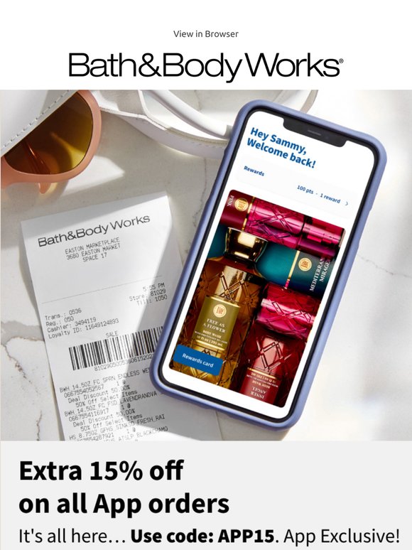 Just for you!✨ EXTRA15% OFF NOW! Use code APP15