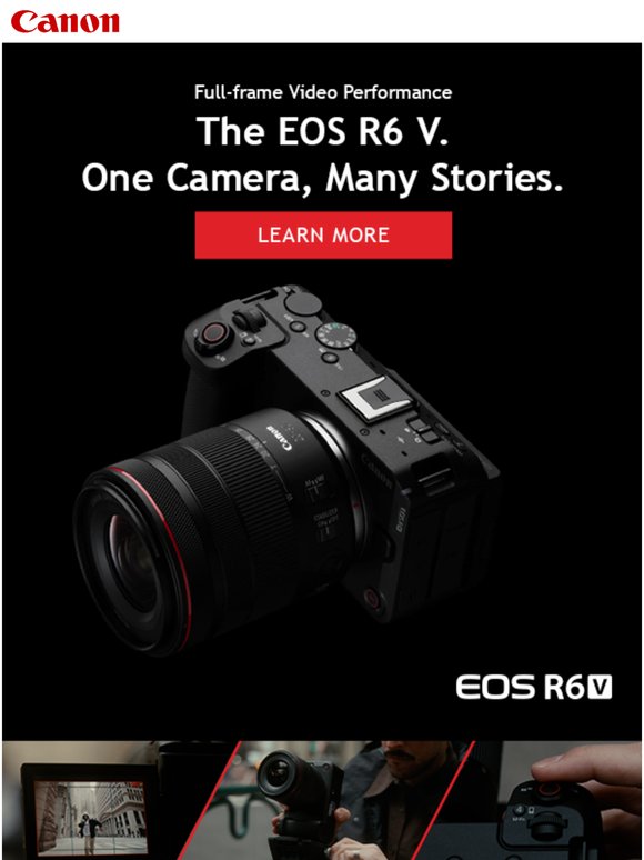 Introducing the New EOS R6 V Camera