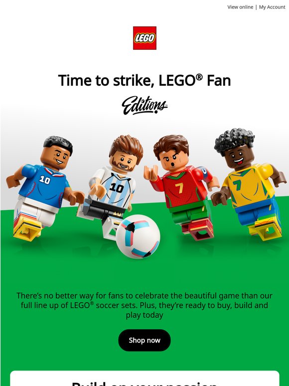 Fan of the beautiful game, LEGO® Fan?