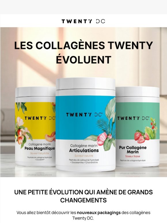 Nos collagènes changent...