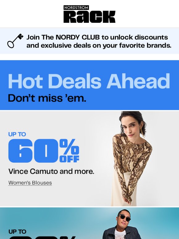 Up to 60% off women’s blouses from Vince Camuto & more