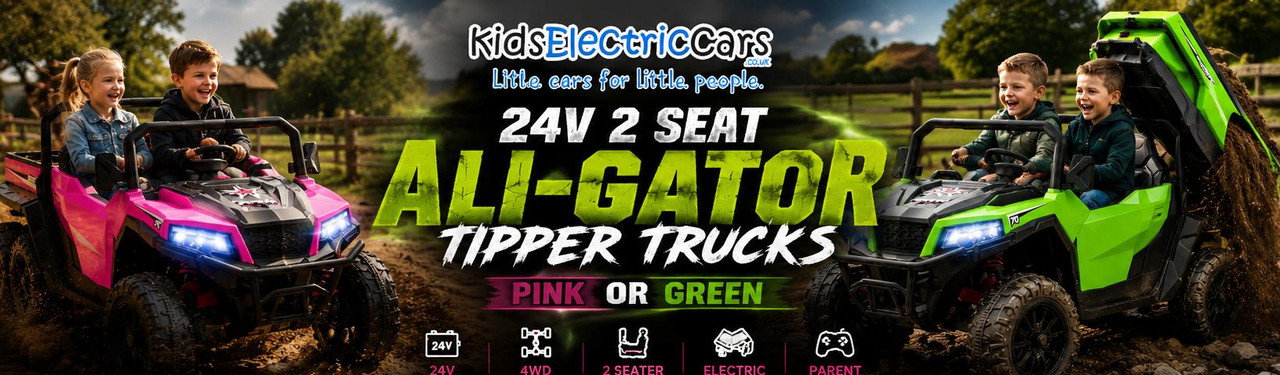 24V 2 Seat Ali-Gator Tipper Trucks