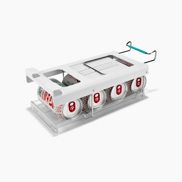 FridgeStore™ Under-Shelf Collapsible Can Dispenser