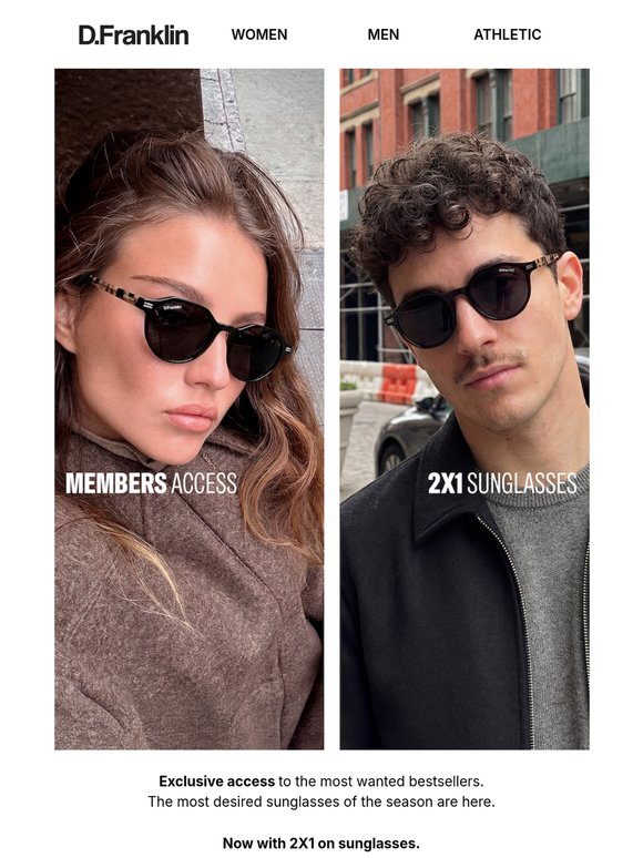 🔓 Members Access | 2X1 on sunglasses