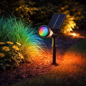 Baliza LED Solar RGB Panel: 5,5V/1,1W Batería: 3,7V/1200MaH   [WR-SW6069-RGB]