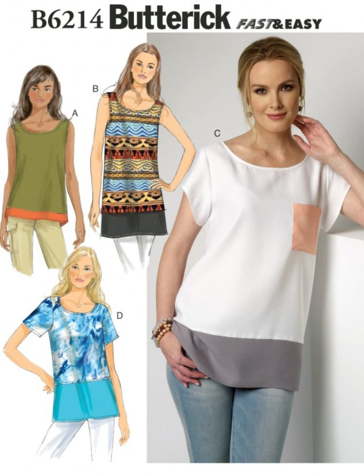 Butterick Paper Sewing Pattern 6214