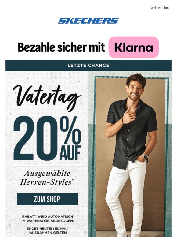 Vatertag Sale endet bald!