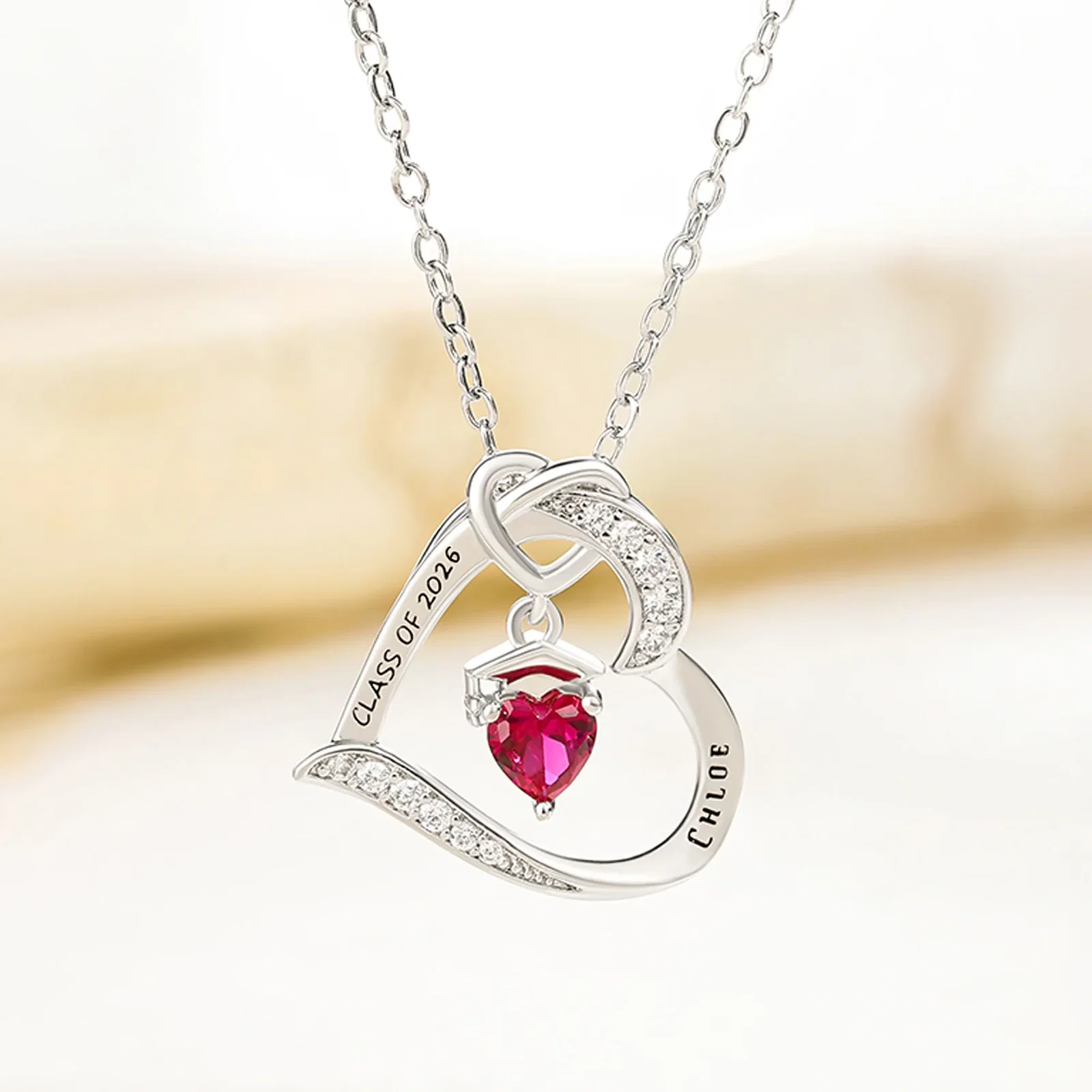 Graduation Hat Necklace
