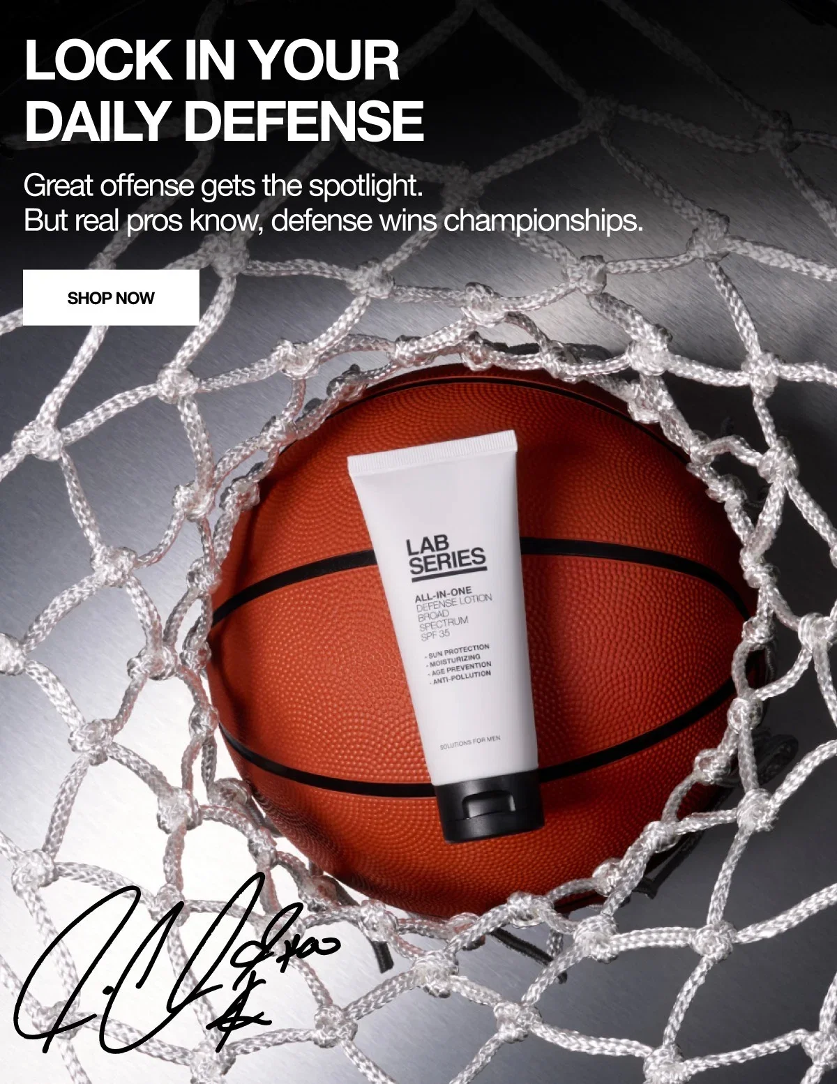 LOCK IN YOUR DAILY DEFENSE | Great offense gets the spotlight. | But real pros know, defense wins championships. | SHOP NOW