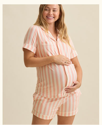 Clea Bamboo Short Sleeve Pajama Set