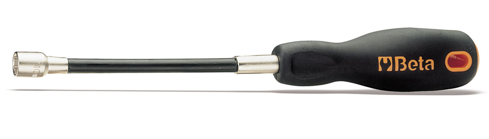 Beta Tools 943FL/S6 6-Piece Flex Shaft Nut Driver Set, 6-Point Metric