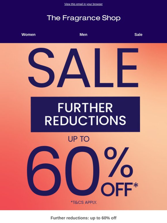 FURTHER REDUCTIONS LIVE: Mid Season Sale