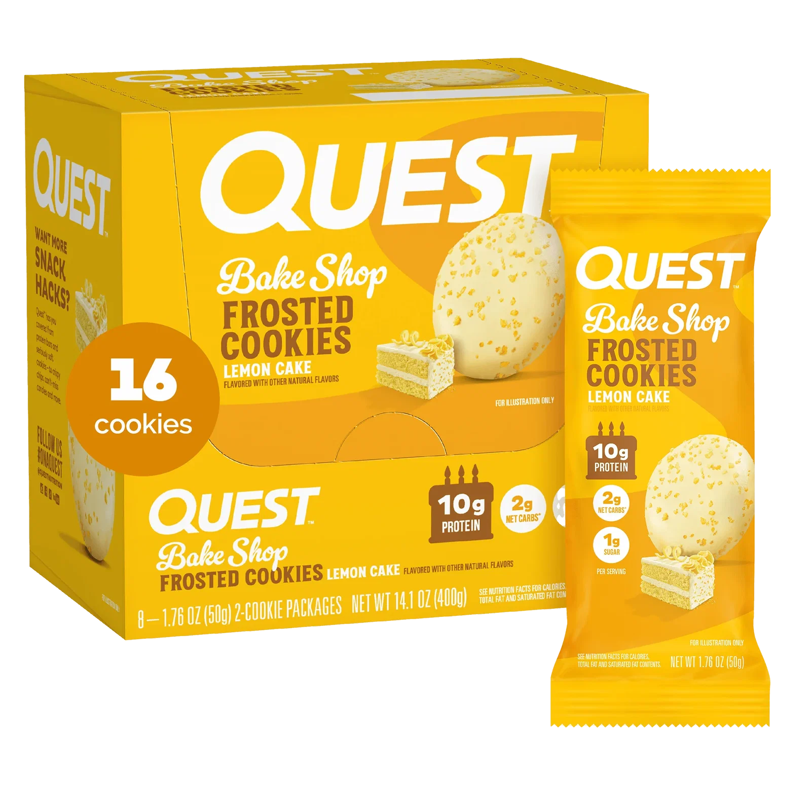 Image of Lemon Cake Frosted Cookies Twin Pack