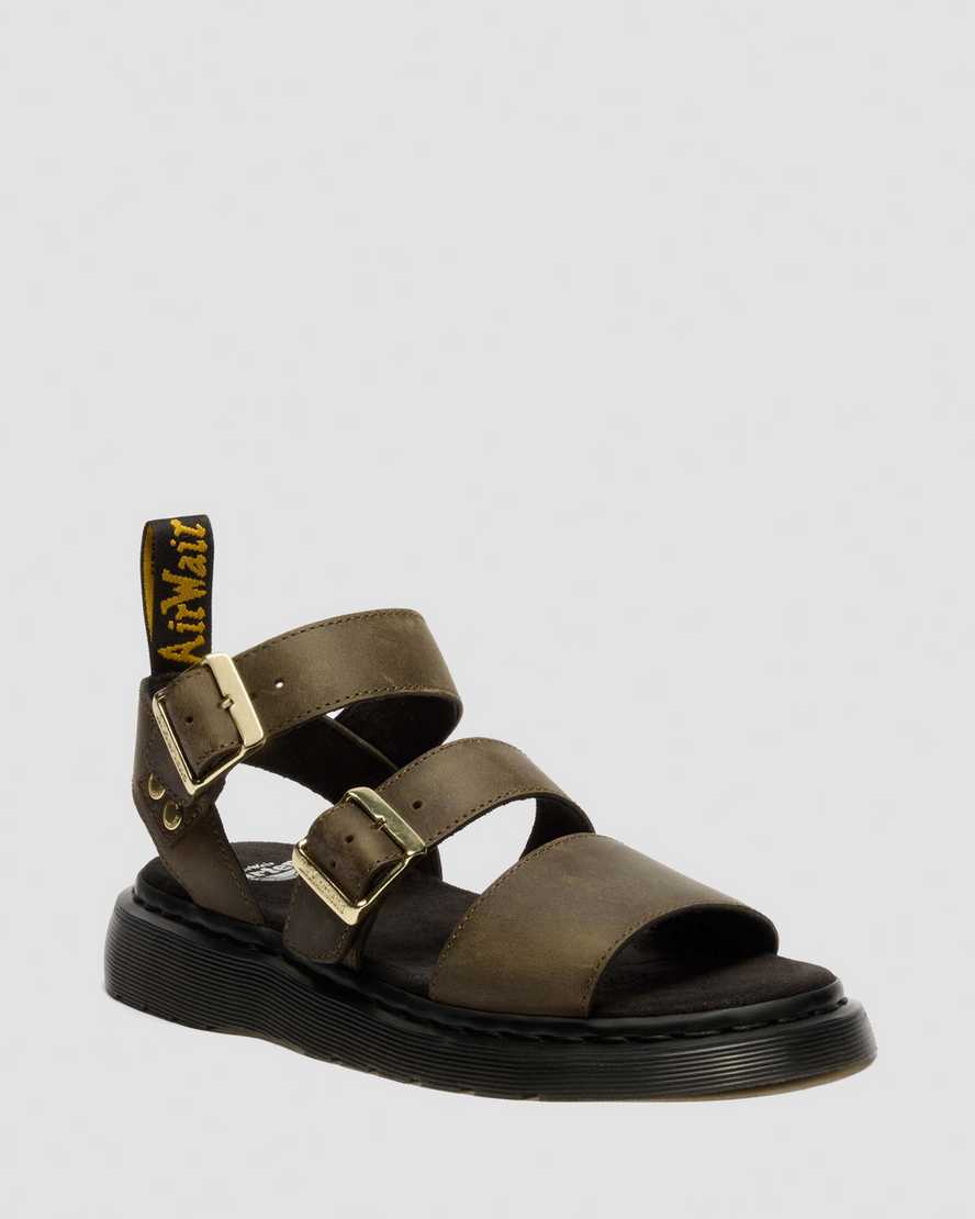 Image of Gryphon Leather Gladiator Sandals