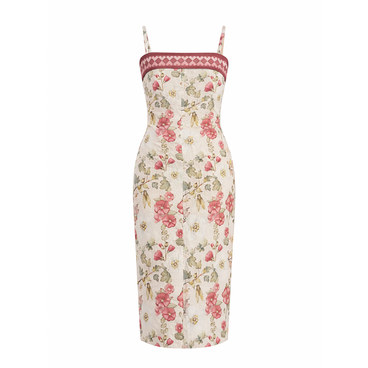 Floral Linen Dress