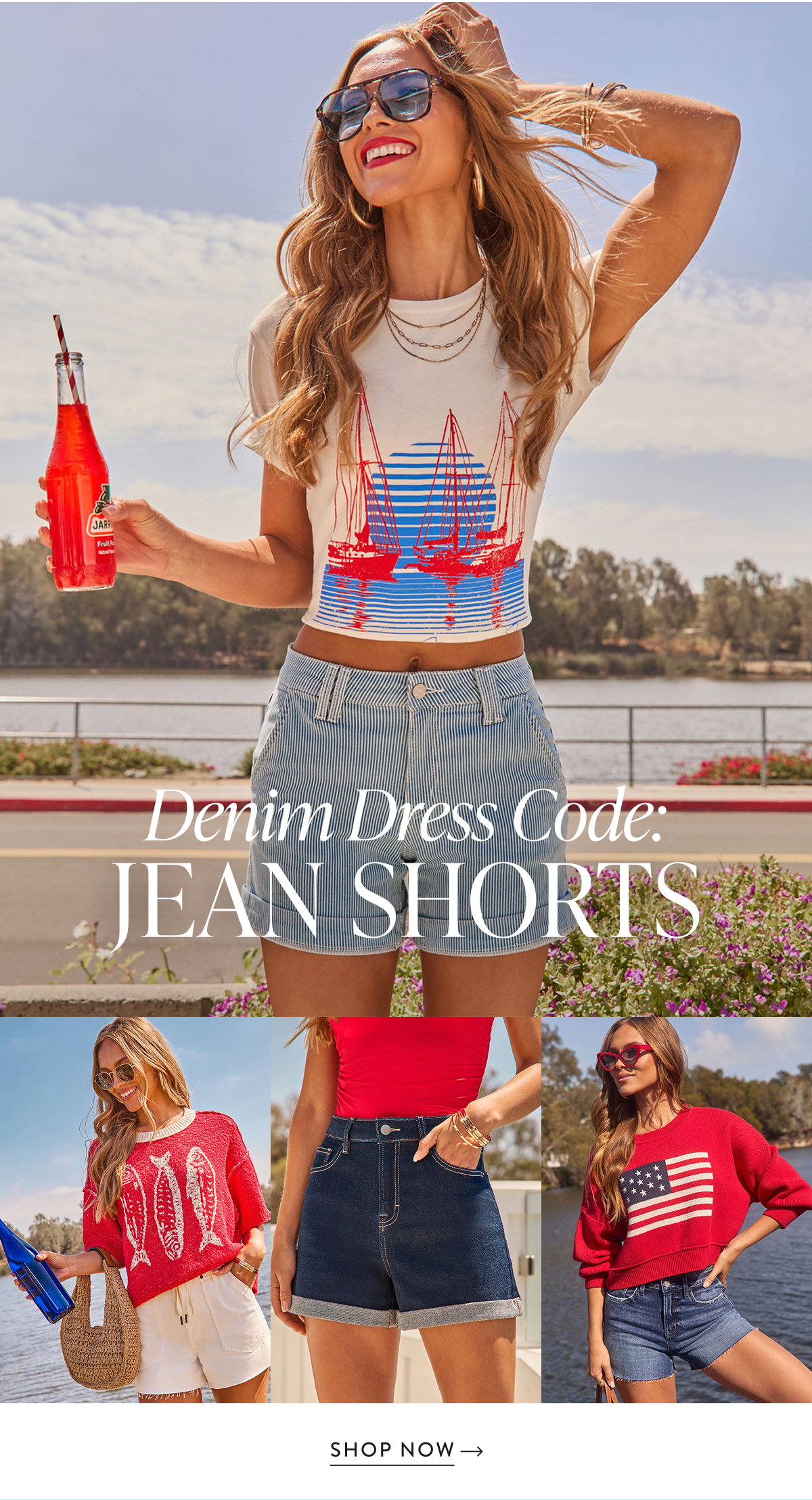 Denim Dress Code: Jean Shorts 