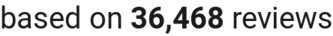 number of reviews