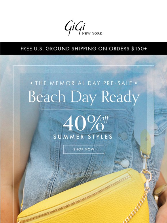 Save 40% on Summer Styles!