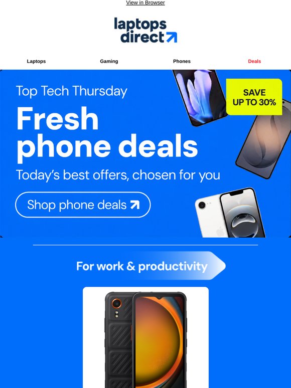 Save on iPhone, Samsung and more
