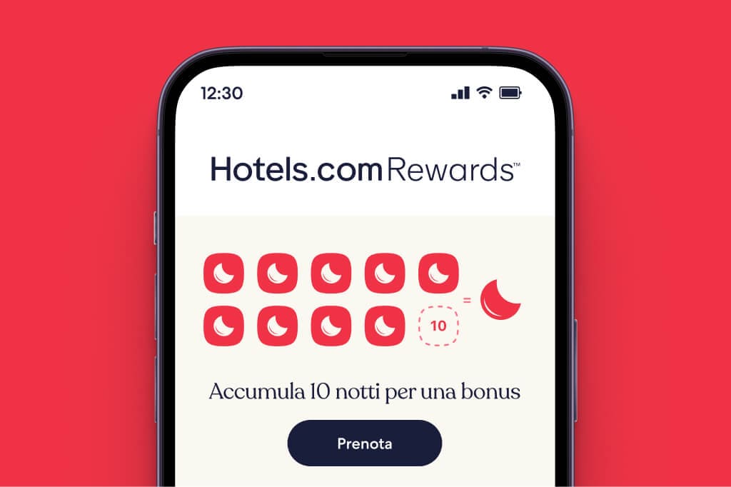 Ricevi 1 notte bonus ogni 10 pernottamenti accumulati.