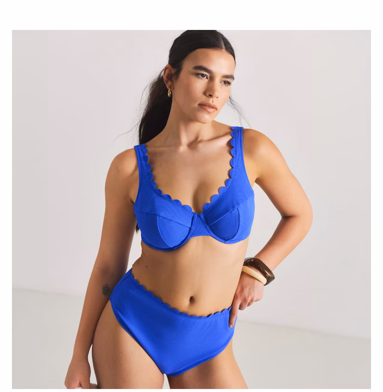 Swimwear set in blue