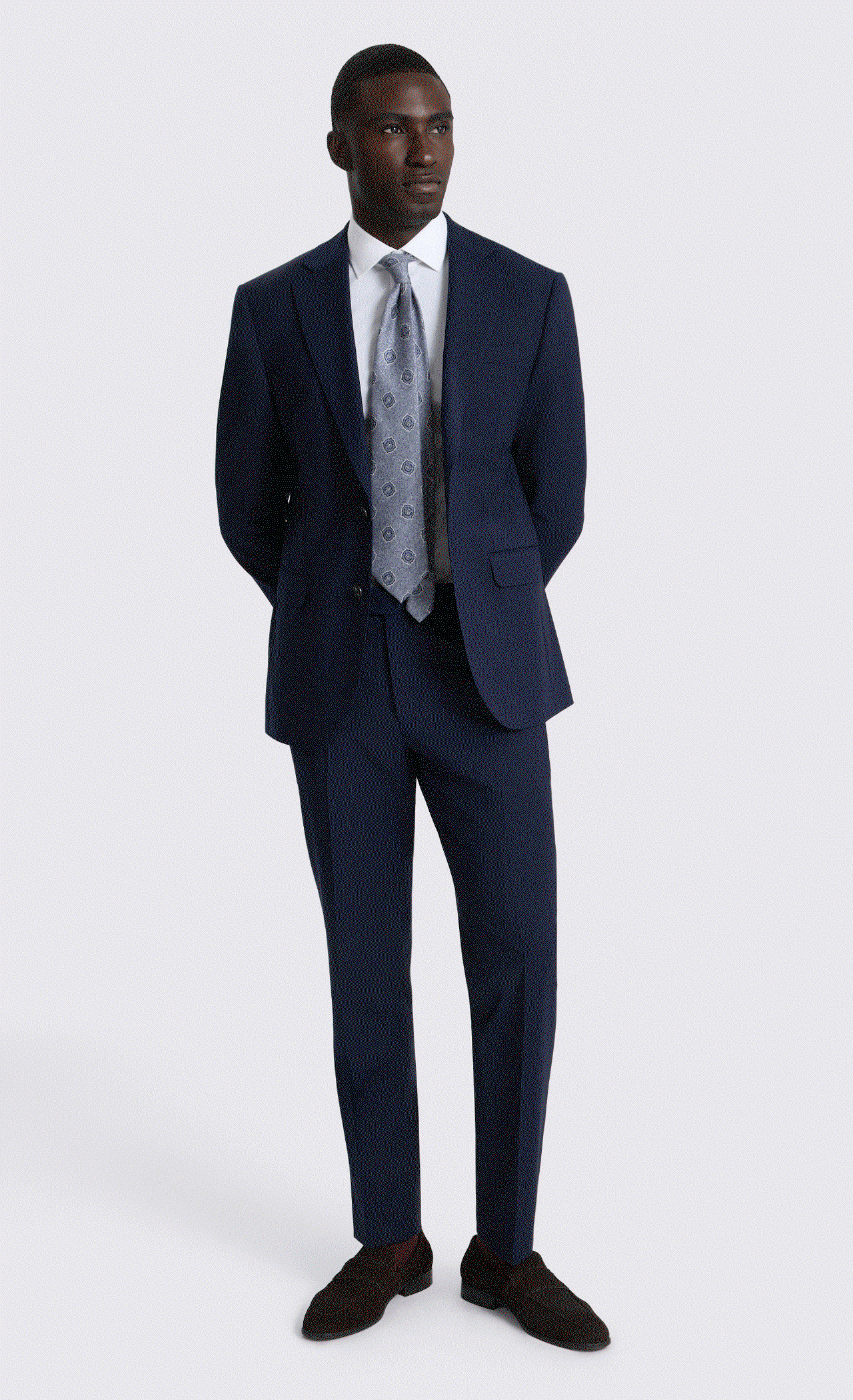 Slim Fit Ink Performance Suit