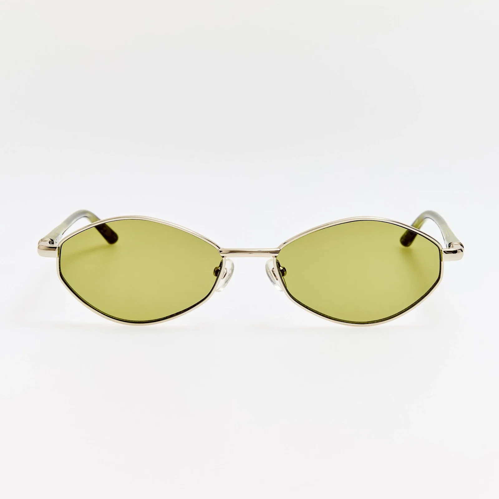 Image of Sirocco Sunglasses in Silver and Khaki