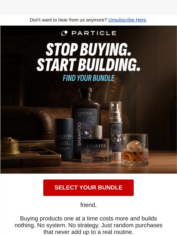 Stop Buying. Start Building