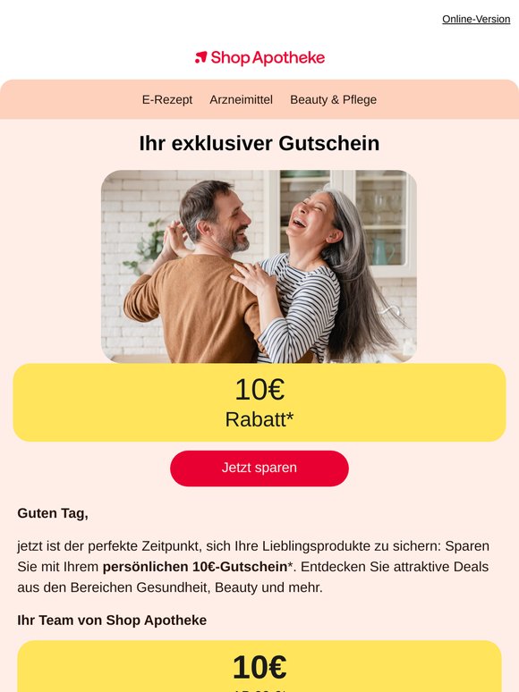 Jetzt 10€ sparen – Gutschein einlösen. ☀️
