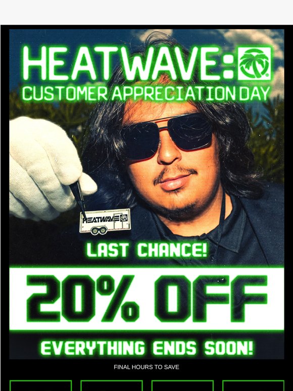 20% Sitewide Ends Tonight
