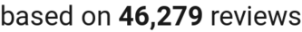 number of reviews