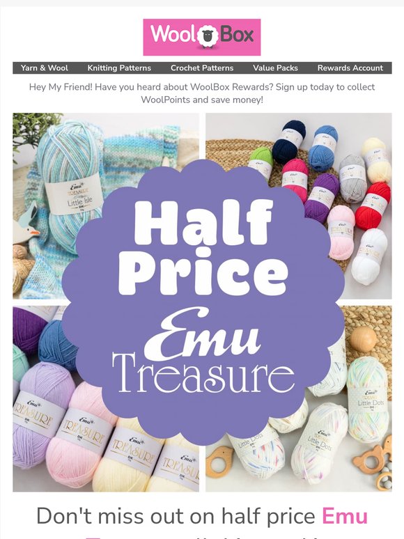 Don't Miss Out on Half Price Emu Treasure! 🧶