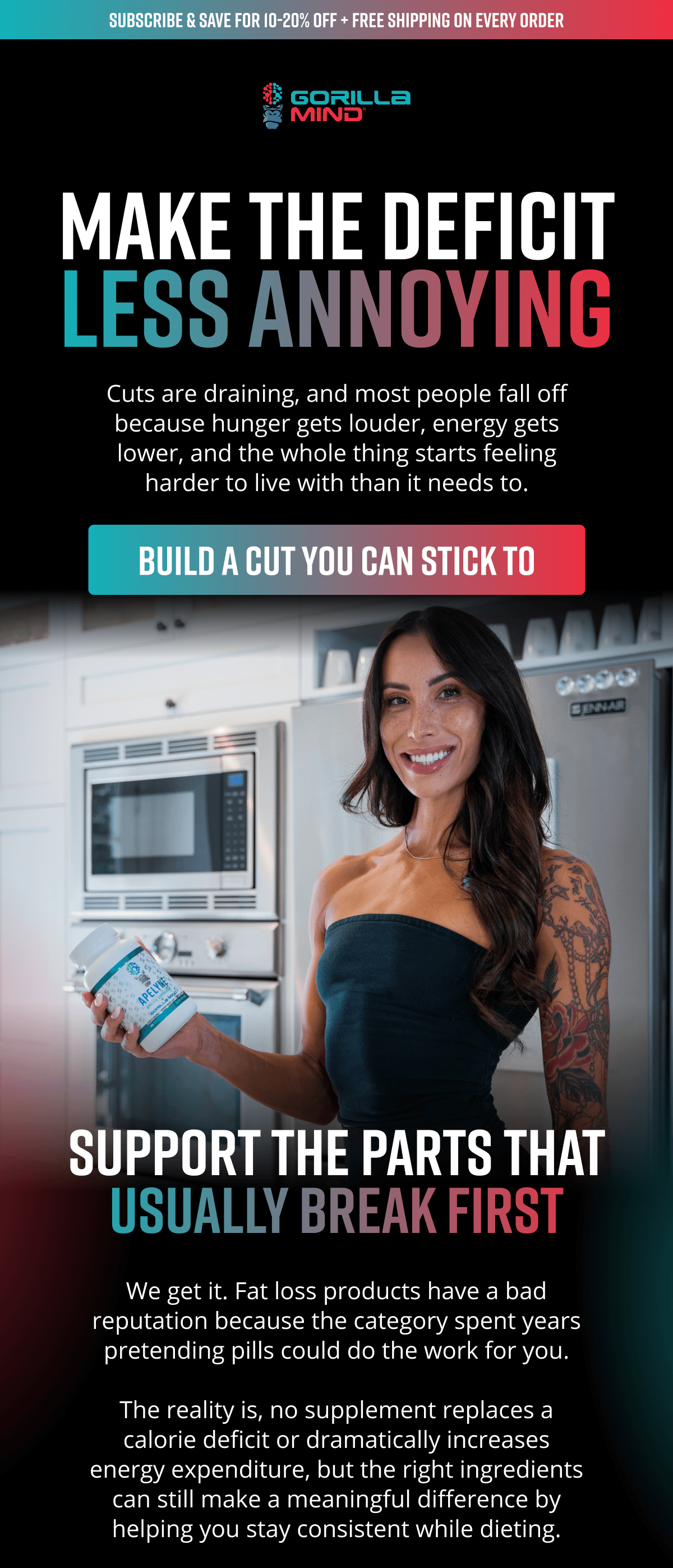 Build A Cut You Can Stick To - Gorilla Mind