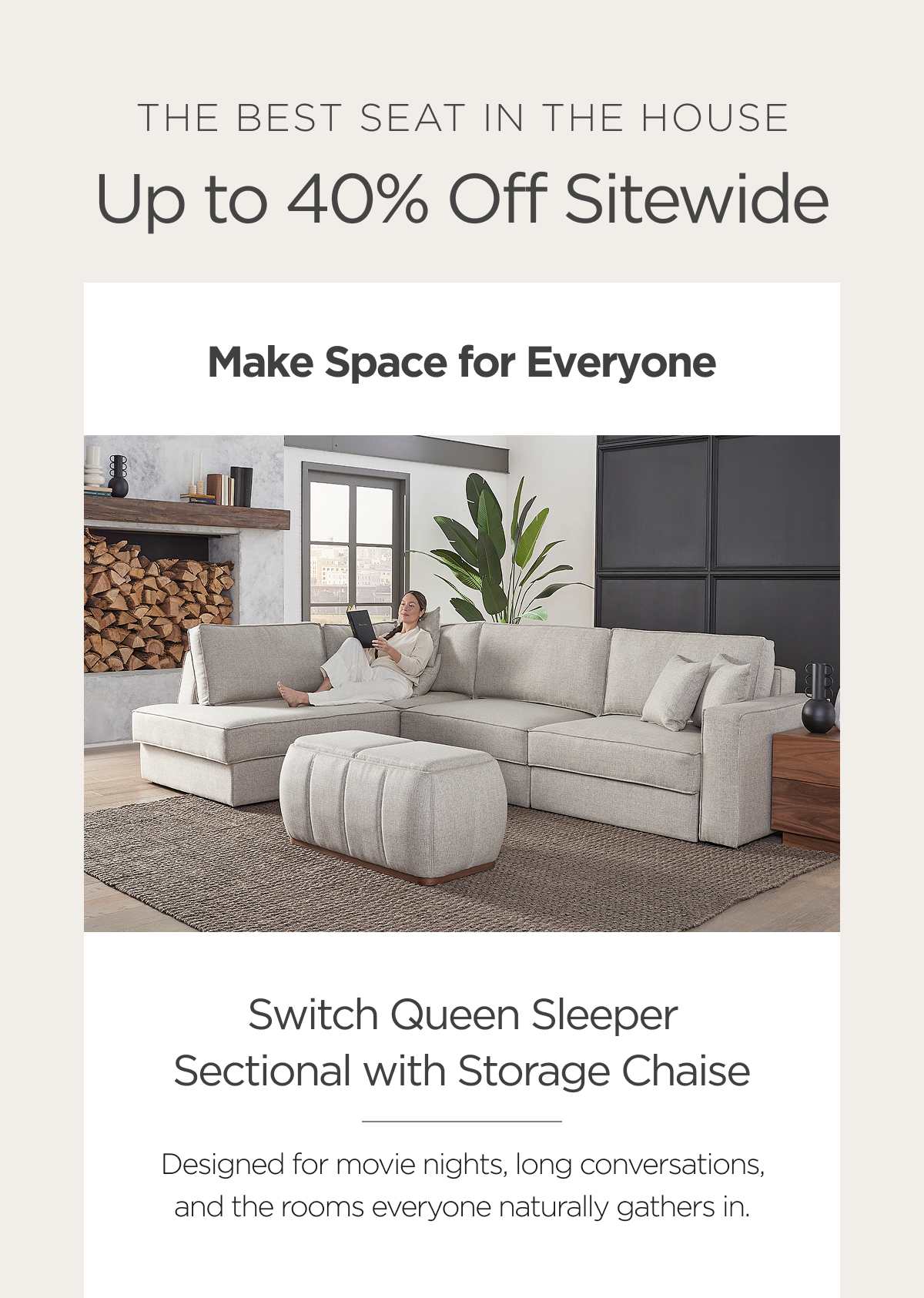 Switch Queen Sleep Sectional