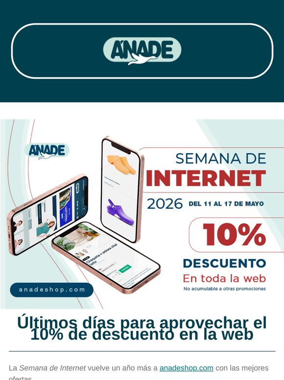 Últimos días para aprovechar el 10% de descuento en la web