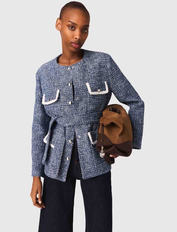 Manteau bleu marine